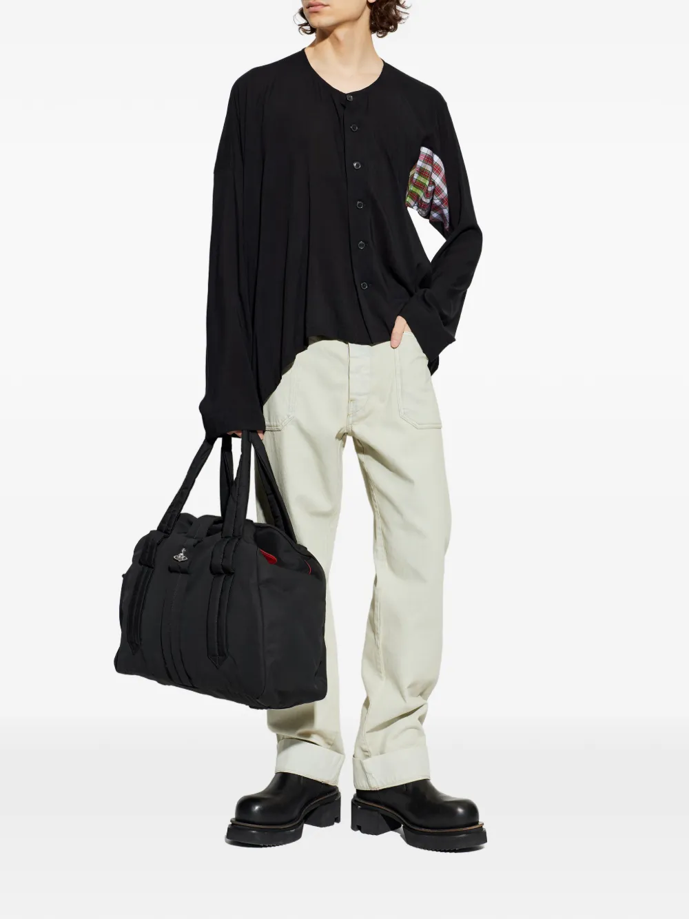 Vivienne Westwood Jeans met opgestikte zak Beige