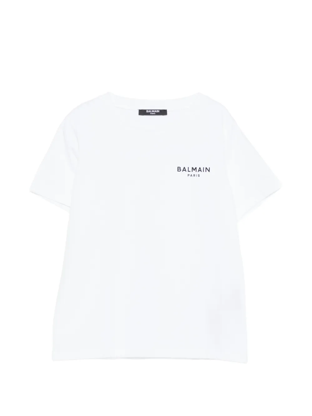 Balmain Kids logo-motif T-shirt - Bianco