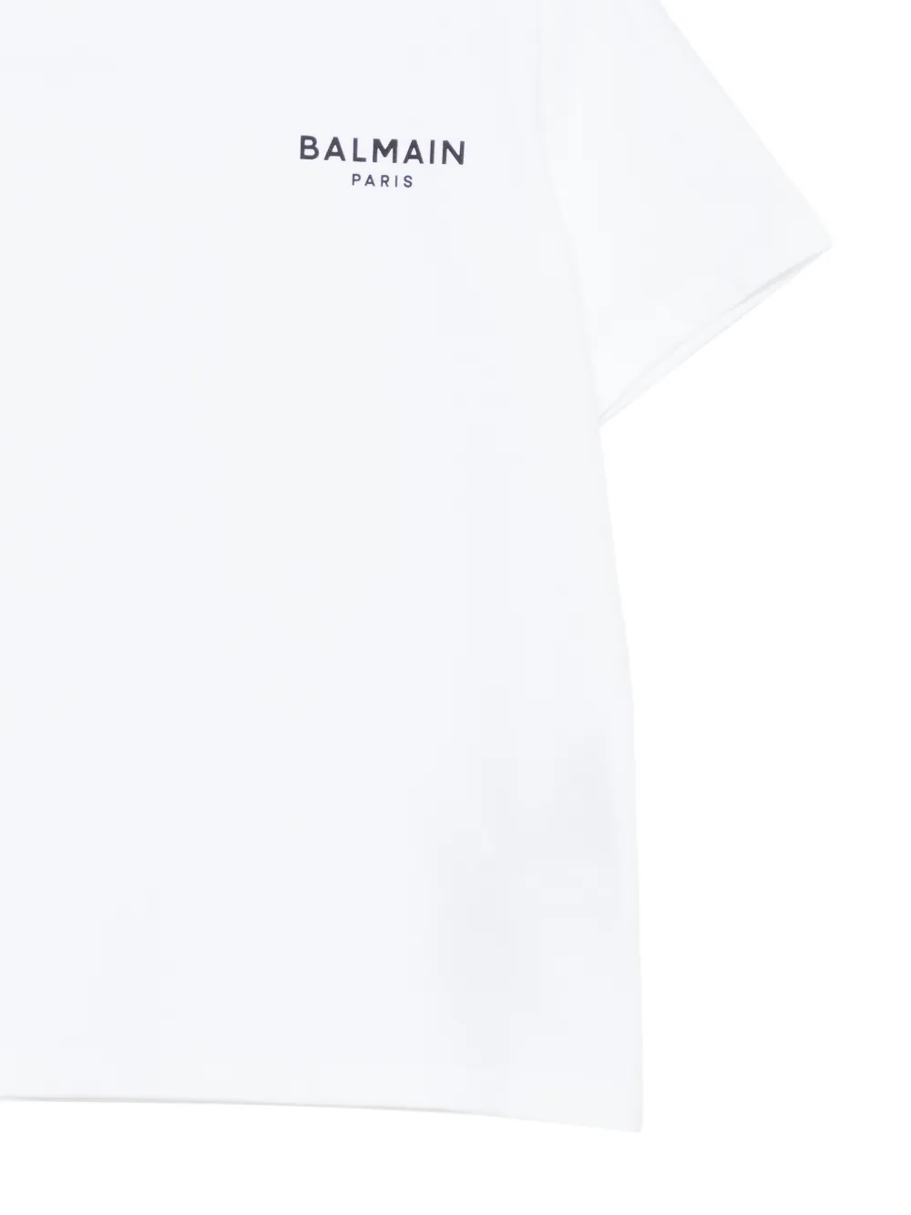 Balmain Kids T-shirt met logopatroon Wit