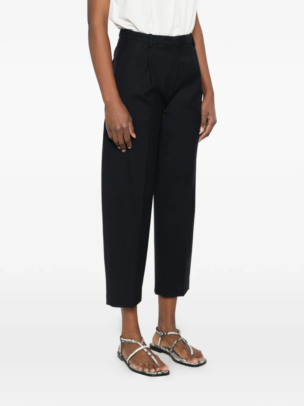  Liviana Conti Pleated Trousers - Blue 