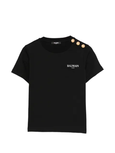 Balmain Kids playera con botones
