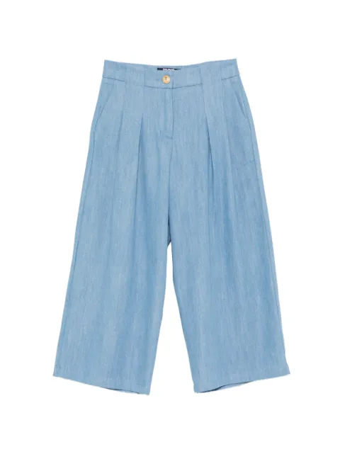 Balmain Kids pantalones plisados