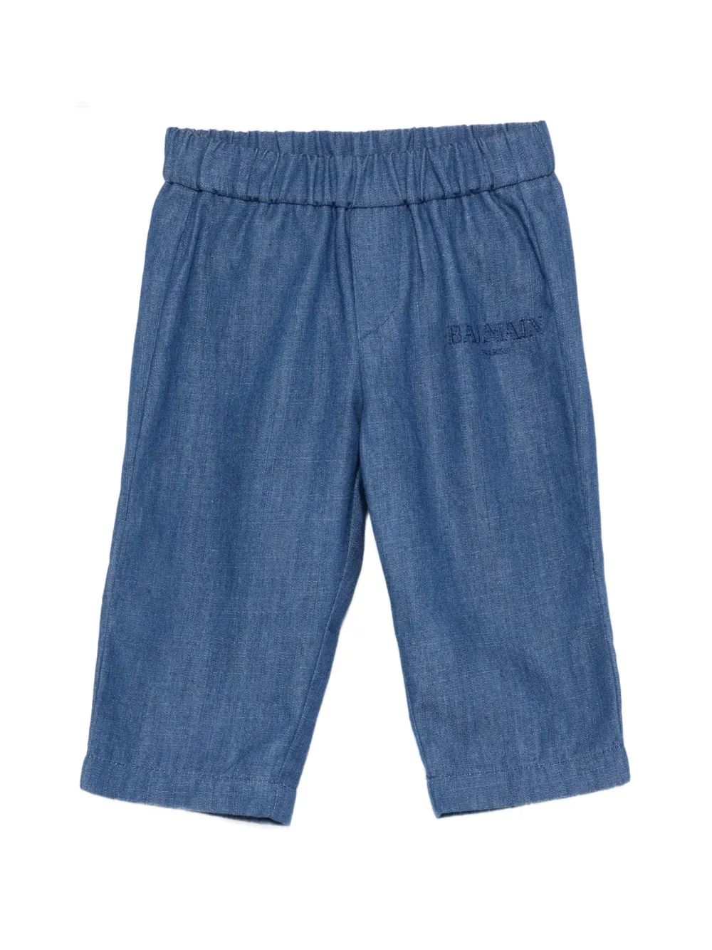 Balmain Kids elasticated jeans - Blu