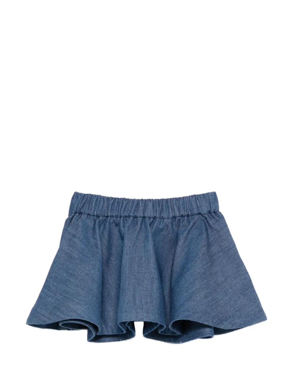  Balmain Kids Buttoned Skirt - Blue 