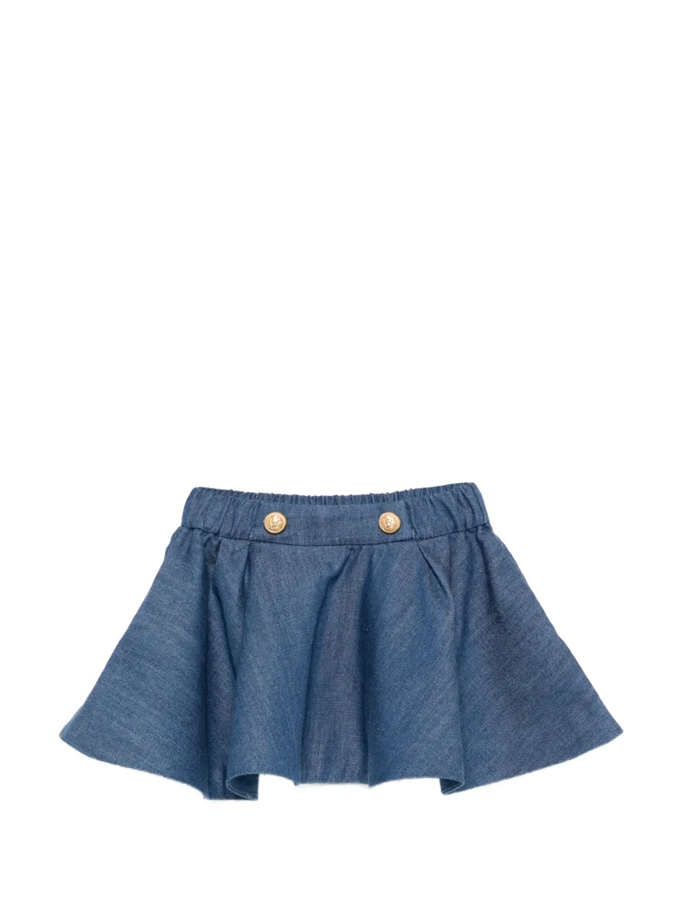 Balmain Kids buttoned skirt - Blu
