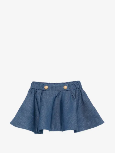 Balmain Kids buttoned skirt