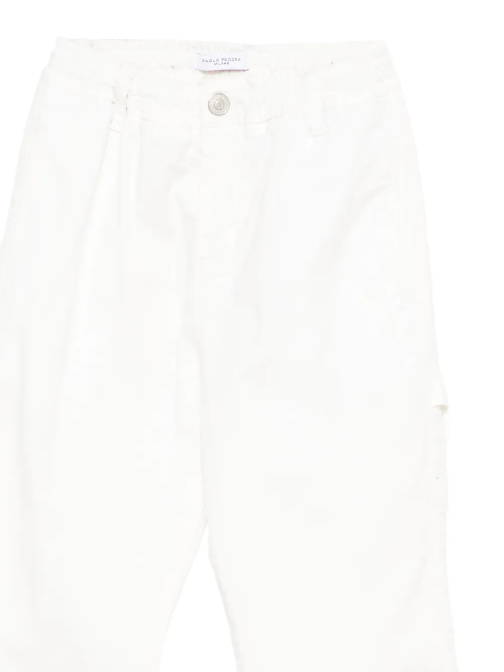 Paolo Pecora Kids Plooibroek Wit