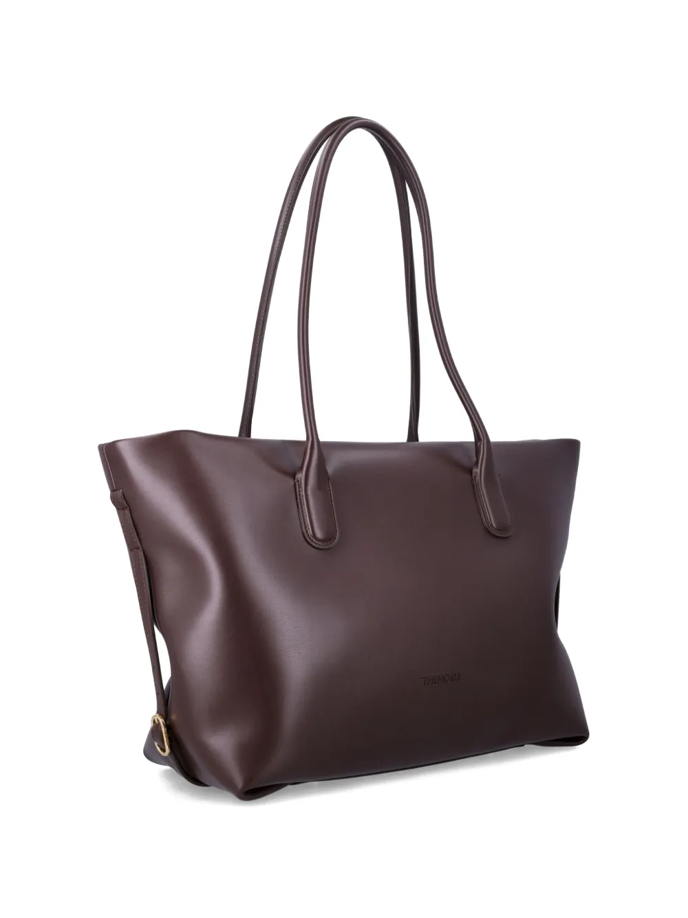  Themoirè Top-handle Tote Bag - Brown 