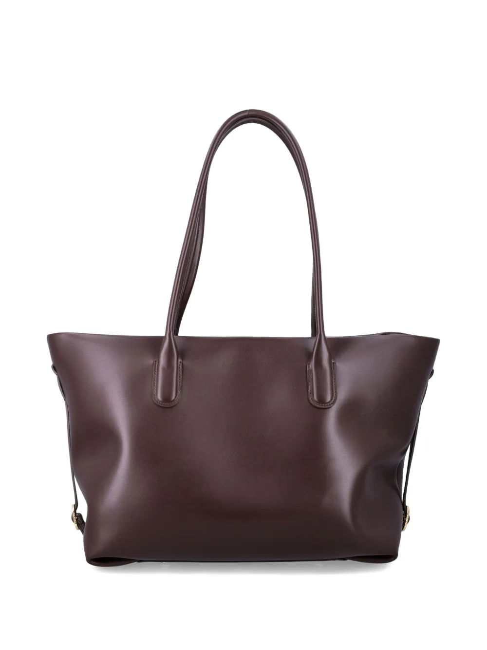  Themoirè Top-handle Tote Bag - Brown 