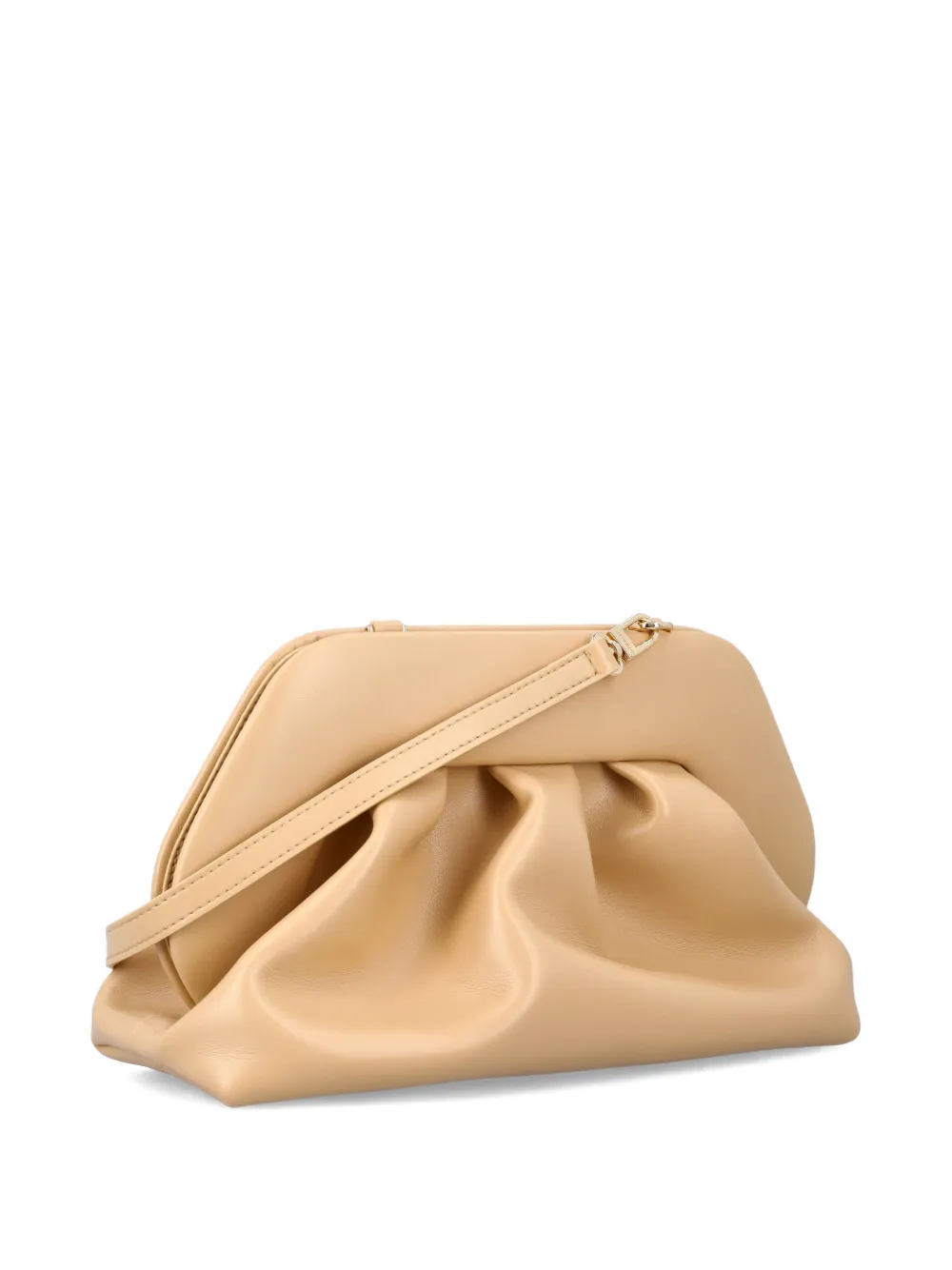  Themoirè Medium Bios Clutch Bag - Neutrals 