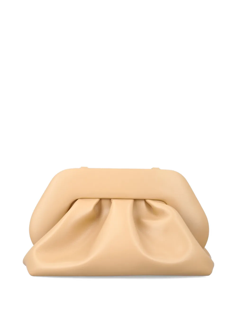  Themoirè Medium Bios Clutch Bag - Neutrals 
