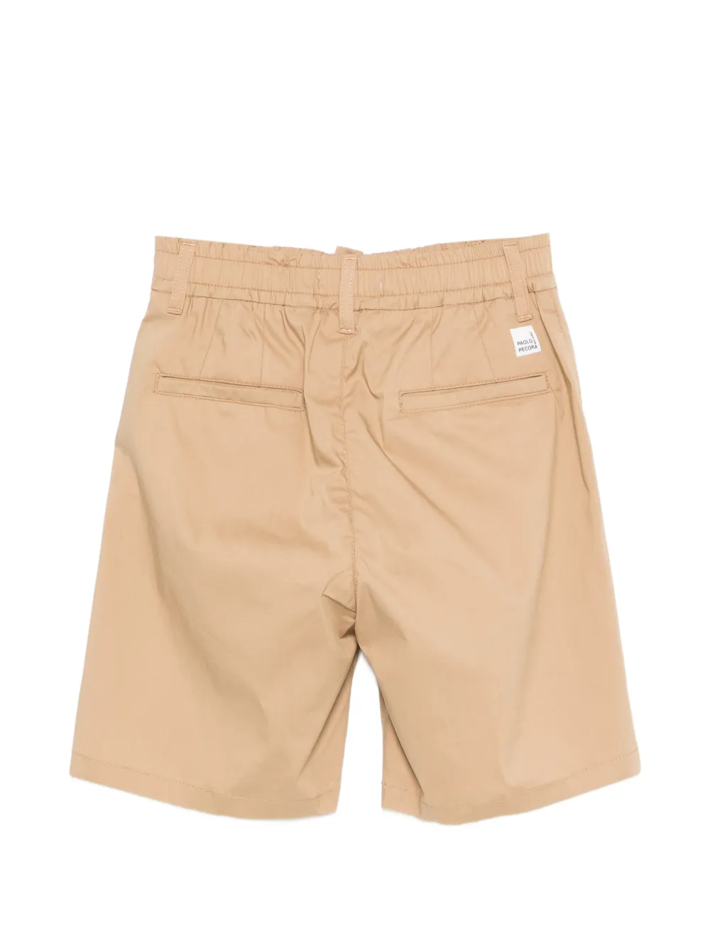 Paolo Pecora Kids Elastische shorts Beige