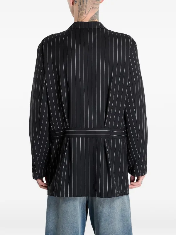 Y-3 Refined ストライプ ジャケット | ブラック | FARFETCH JP