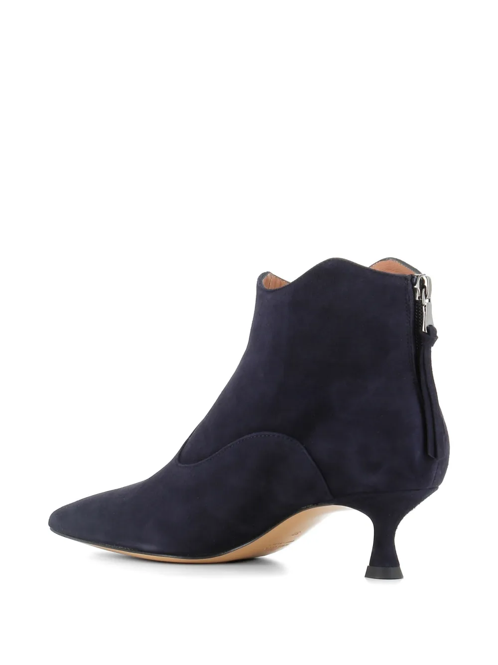 Tassinari Enkellaarzen met puntige neus Blauw