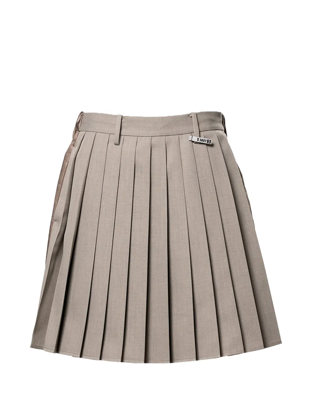 Maison MIHARA YASUHIRO pleated skort - Toni neutri