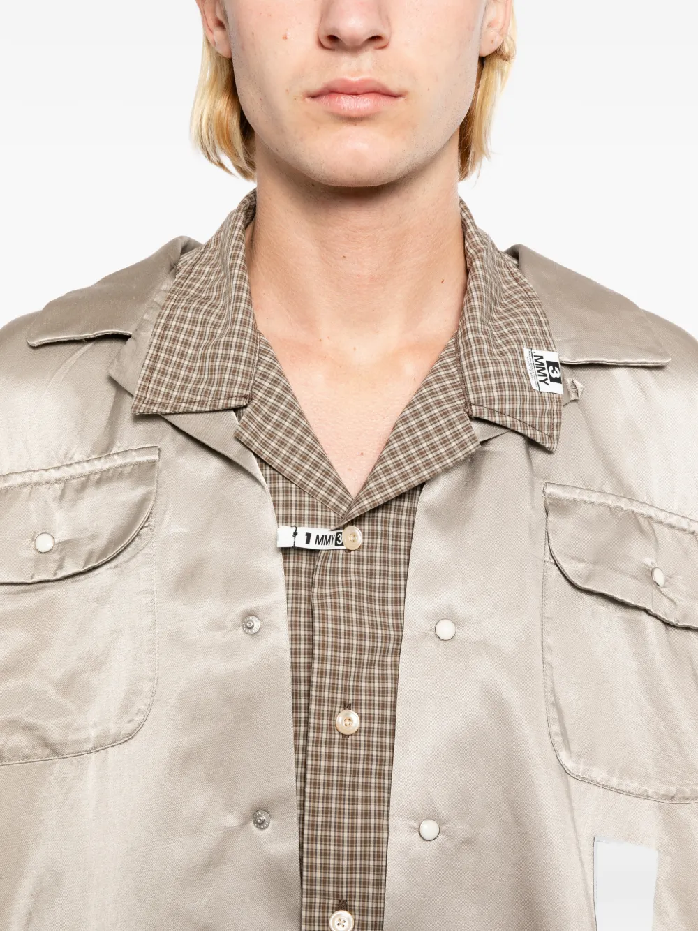 Maison MIHARA YASUHIRO Triple overhemd Beige