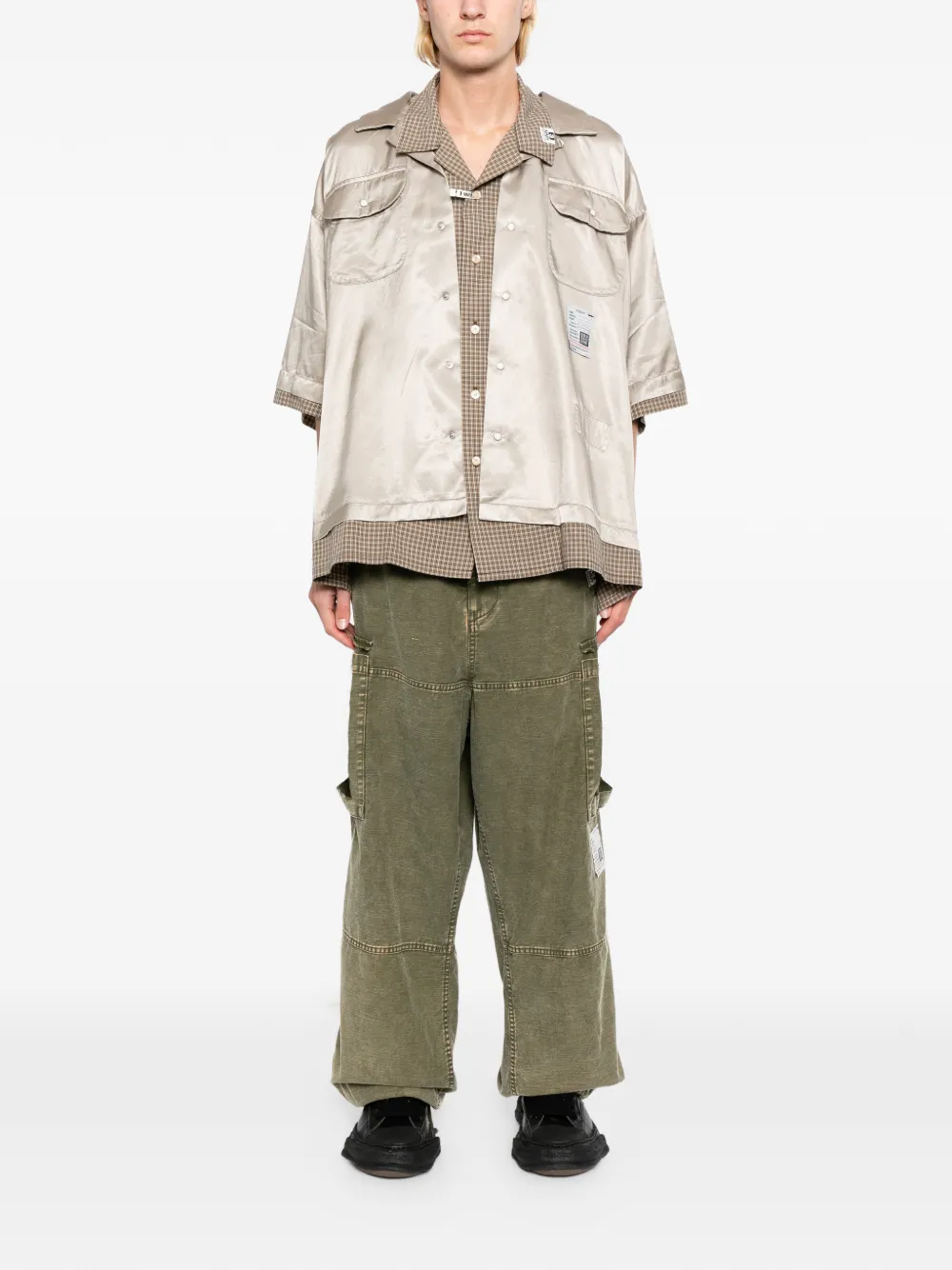 Maison MIHARA YASUHIRO Triple overhemd Beige