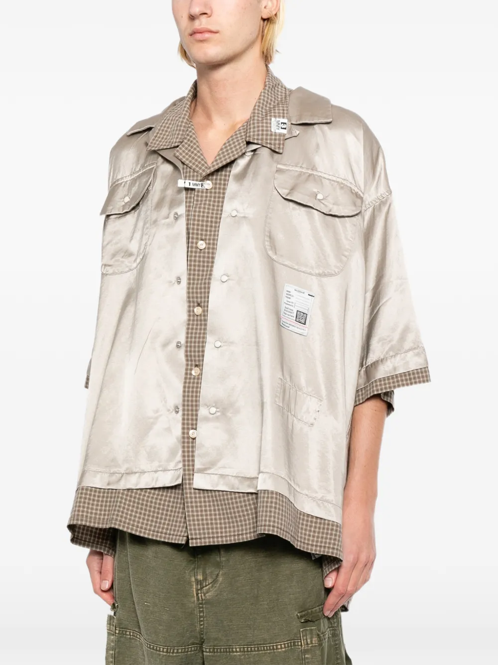 Maison MIHARA YASUHIRO Triple overhemd Beige