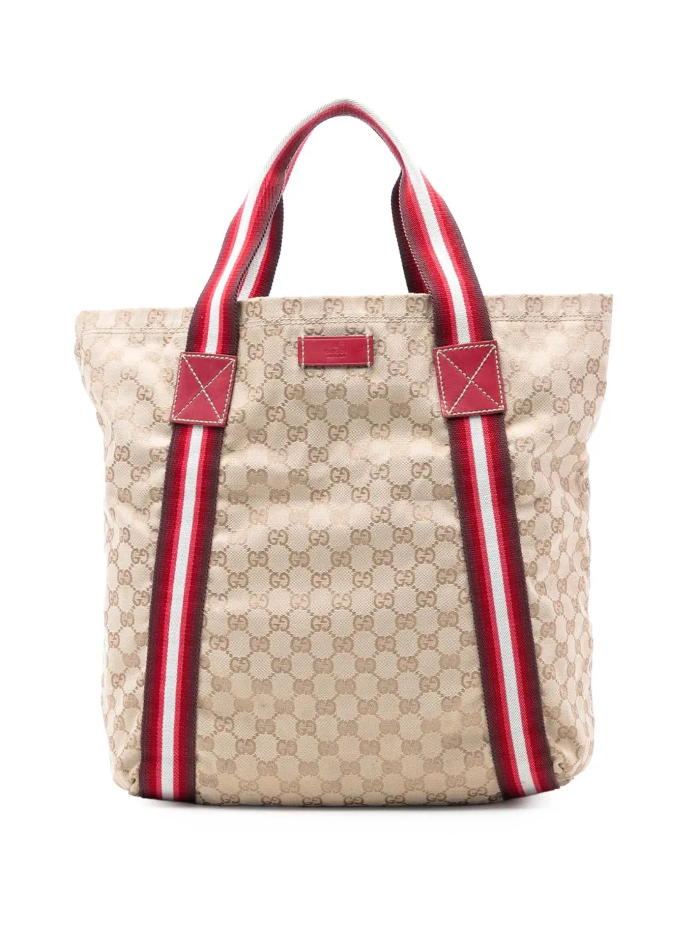 Gucci Pre-Owned 2016-2025 GG Canvas Web tote bag - Marrone