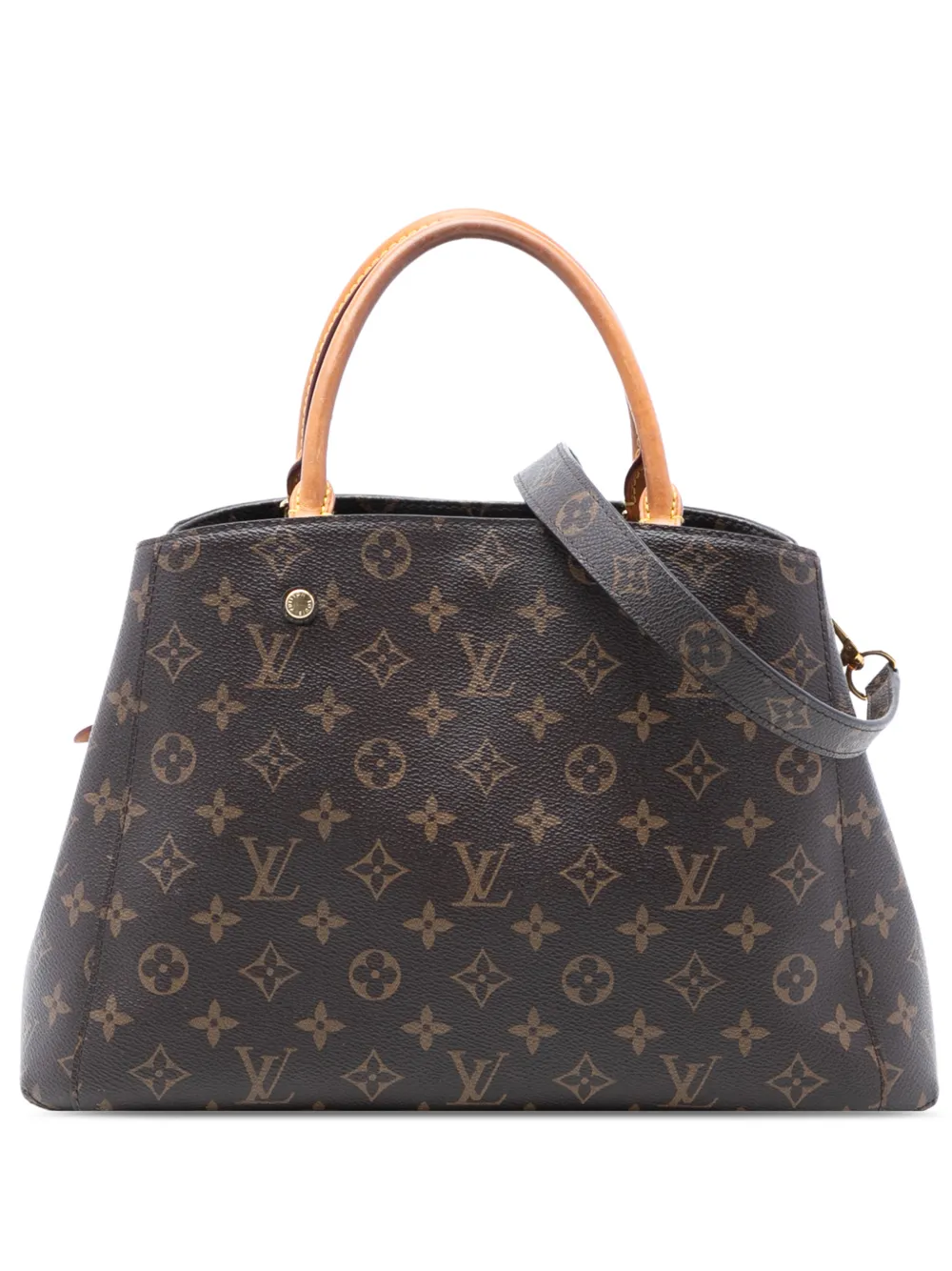 Louis Vuitton Pre-Owned 2016 Monogram Montaigne MM satchel - Marrone