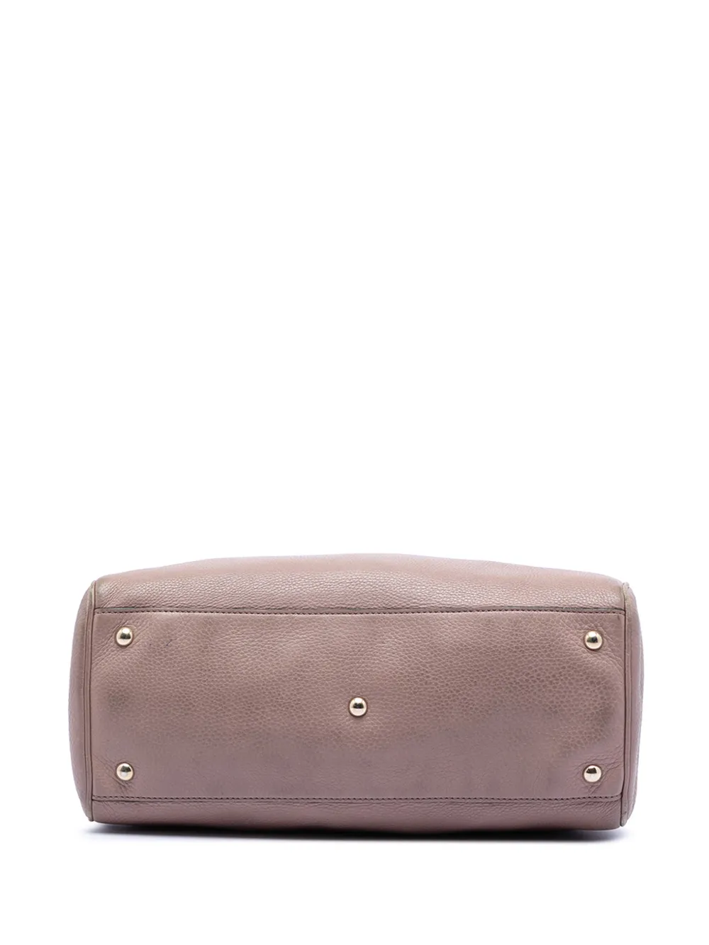 2016-2026 Medium Calfskin Bamboo Shopper Satchel