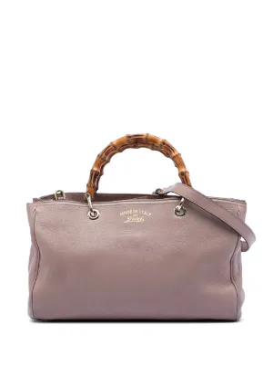 Gucci Pre-Owned 2016-2026 ミディアム カーフスキン バンブー