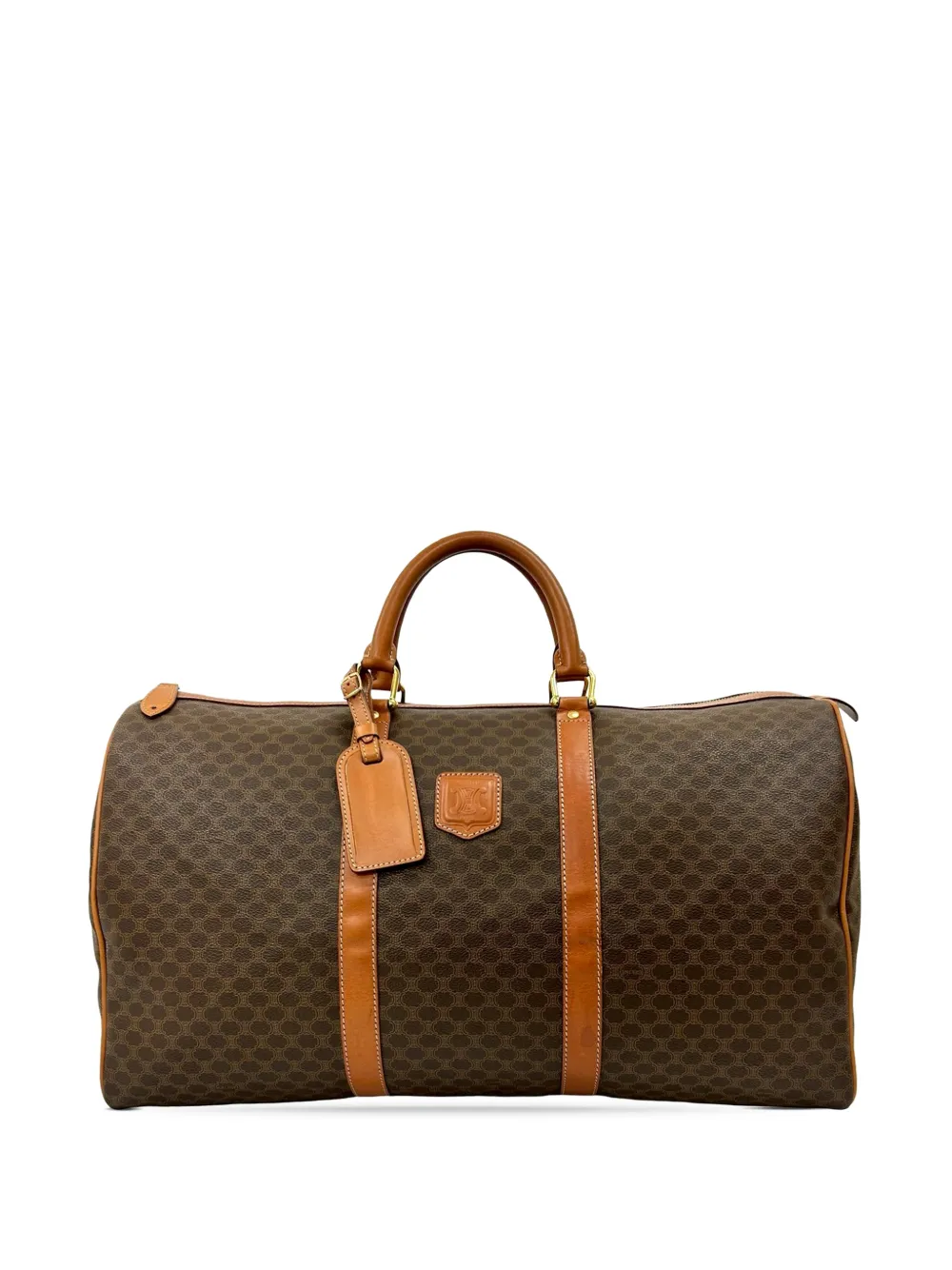 Celine Pre-Owned Borsa da viaggio Macadam in tela cerata XX secolo - Marrone