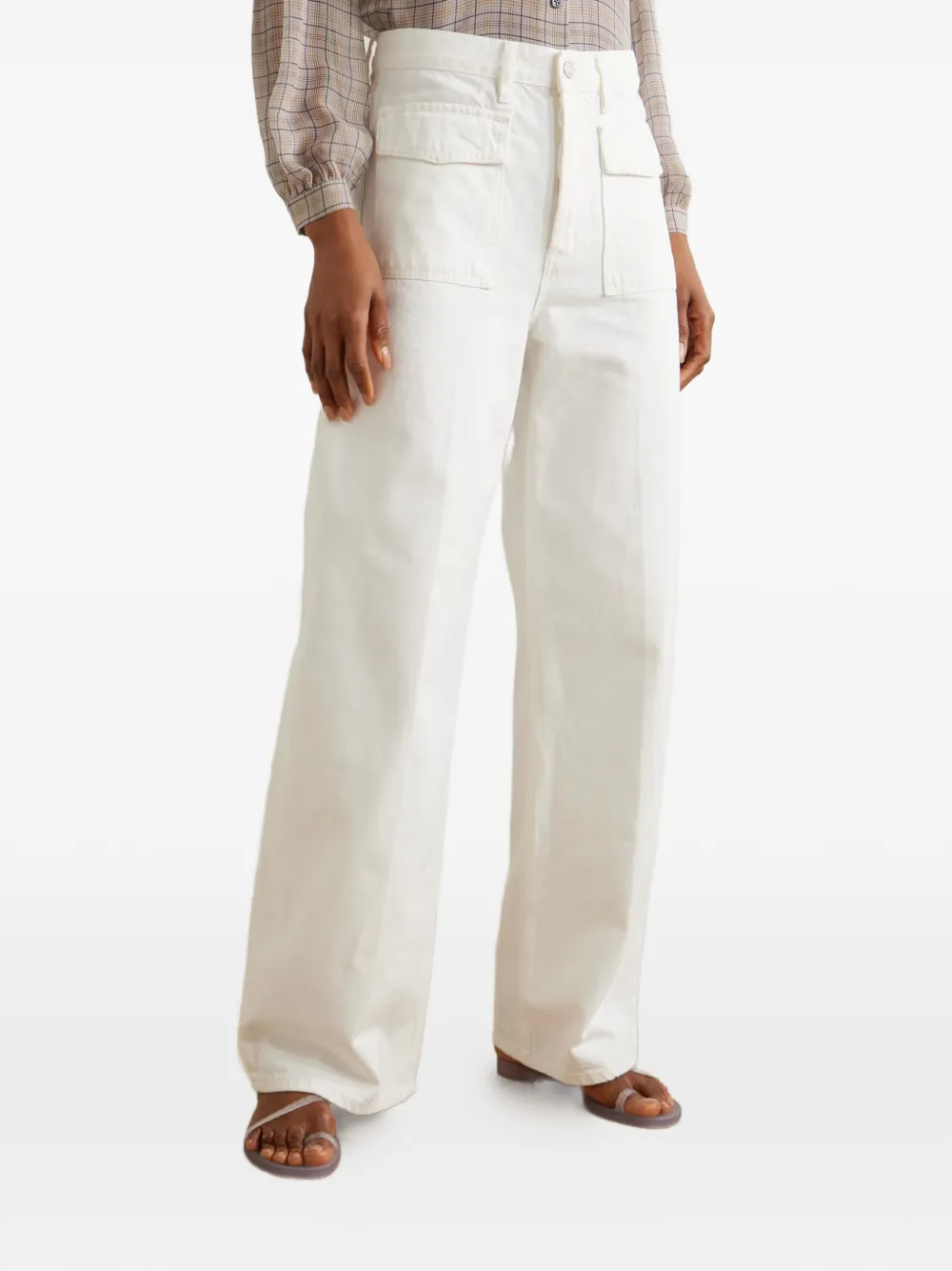  Frame Vaqueros The Collegiate - Blanco 