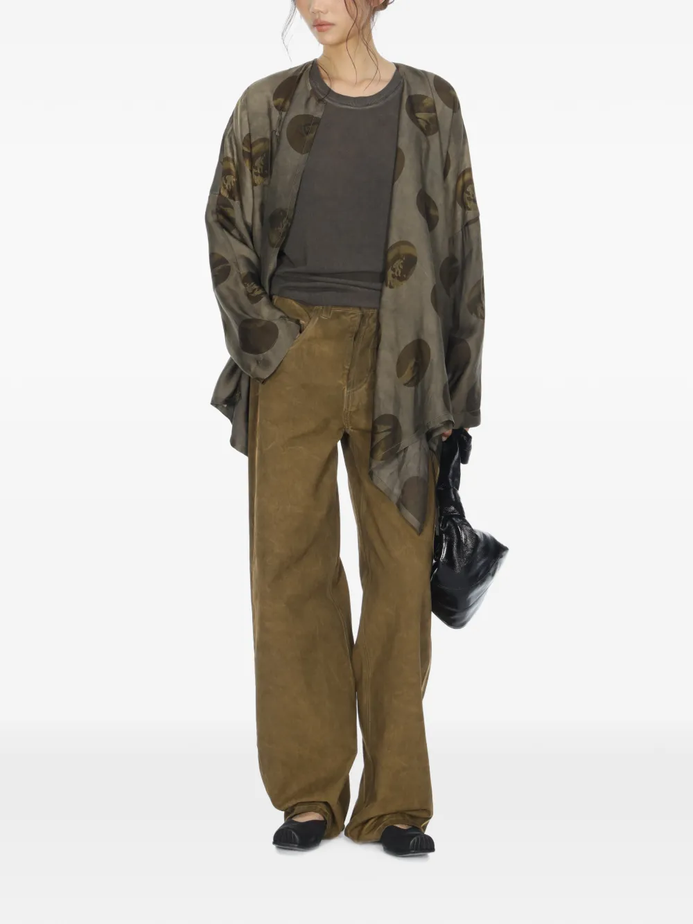  Uma Wang Phyllis Trousers - Brown 