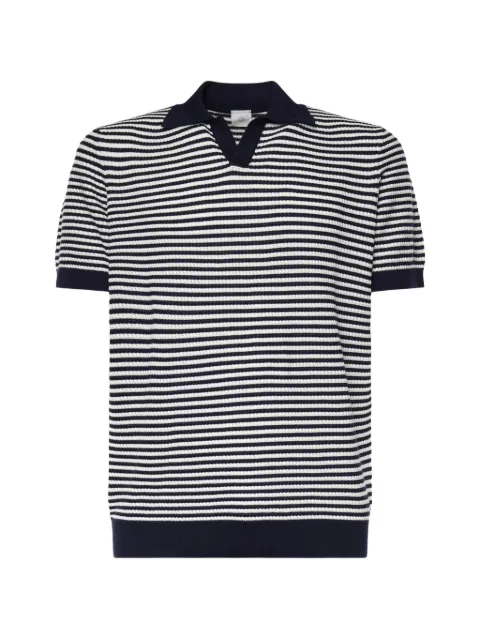 Eleventy striped V-neck T-shirt