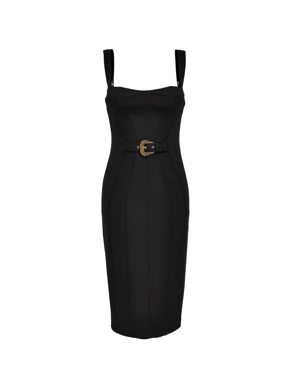 Versace Jeans Couture buckle-detail dress - Nero