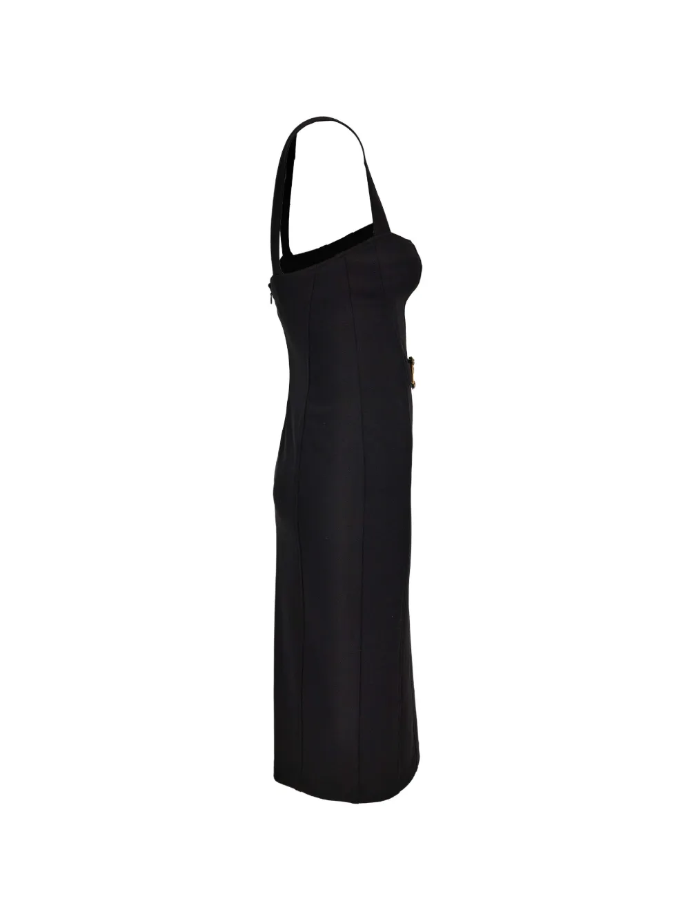 Versace Jeans Couture Jurk met gespdetail Zwart