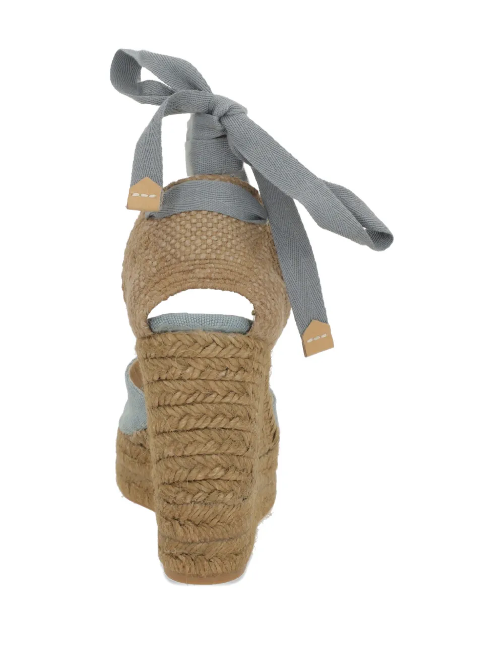 Castañer Chiara tie-strap wedge sandals Blauw