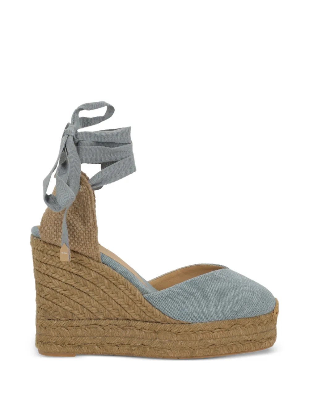 Castañer Chiara tie-strap wedge sandals - Blu
