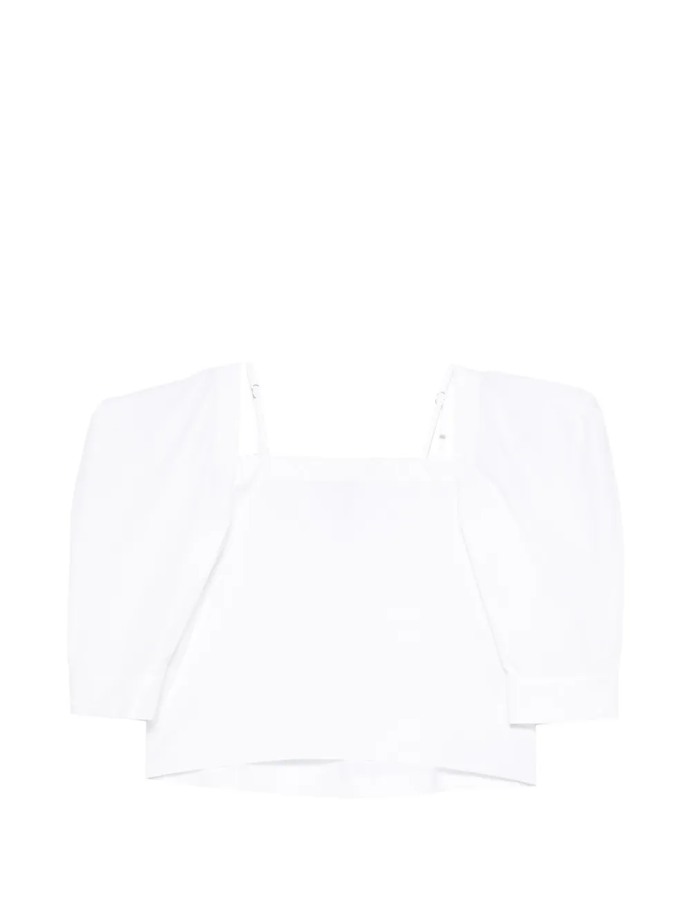 Liviana Conti Blusa con maniche a palloncino - Bianco