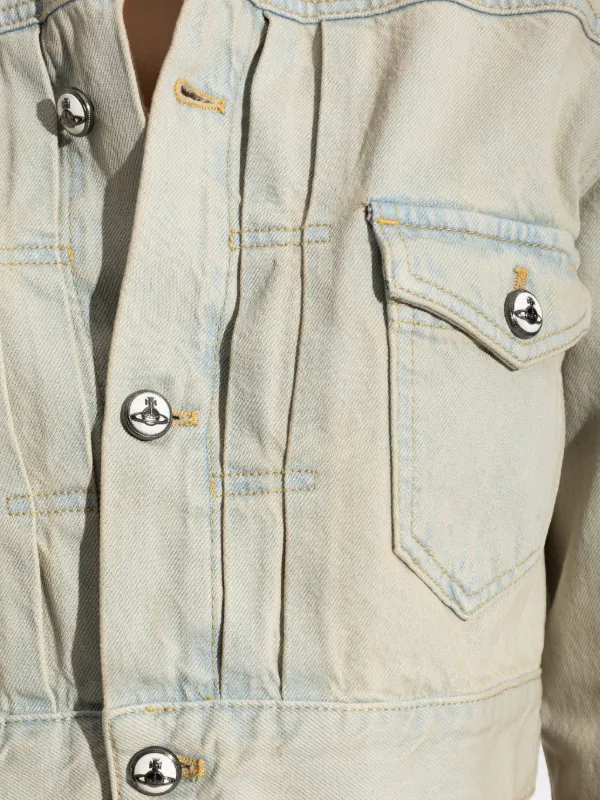 Vivienne Westwood クロップドジャケット | ブルー | FARFETCH JP