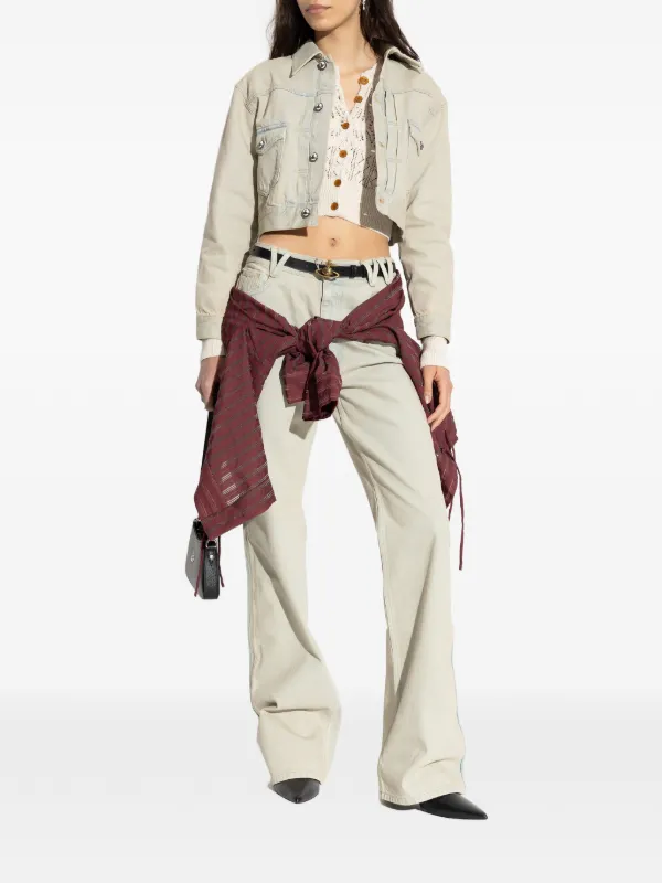 Vivienne Westwood クロップドジャケット | ブルー | FARFETCH JP
