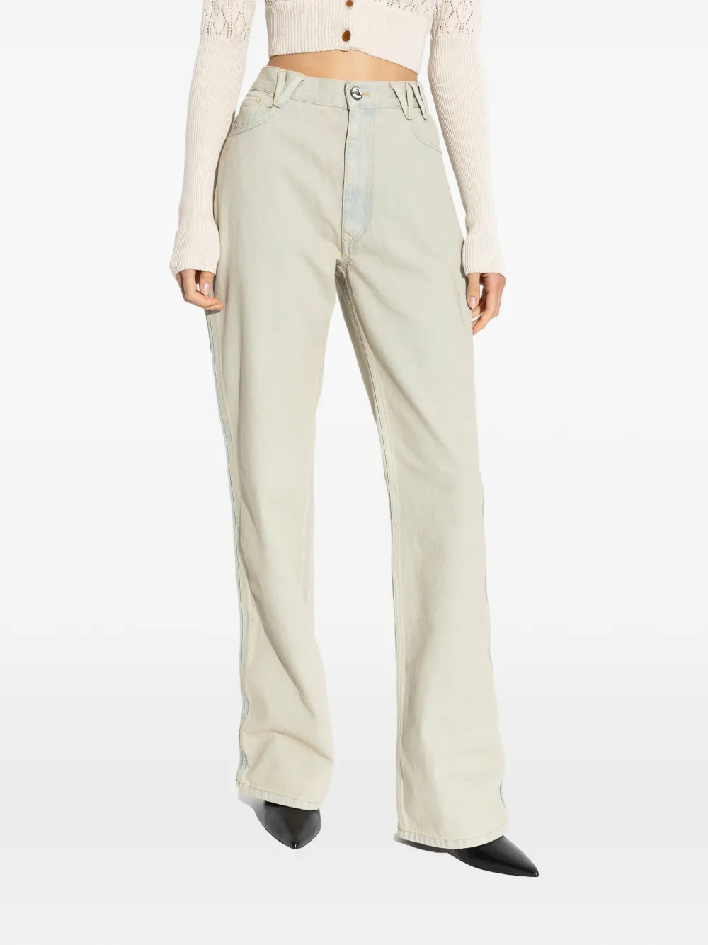  Vivienne Westwood Belt-loop Butooned Jeans - Neutrals 