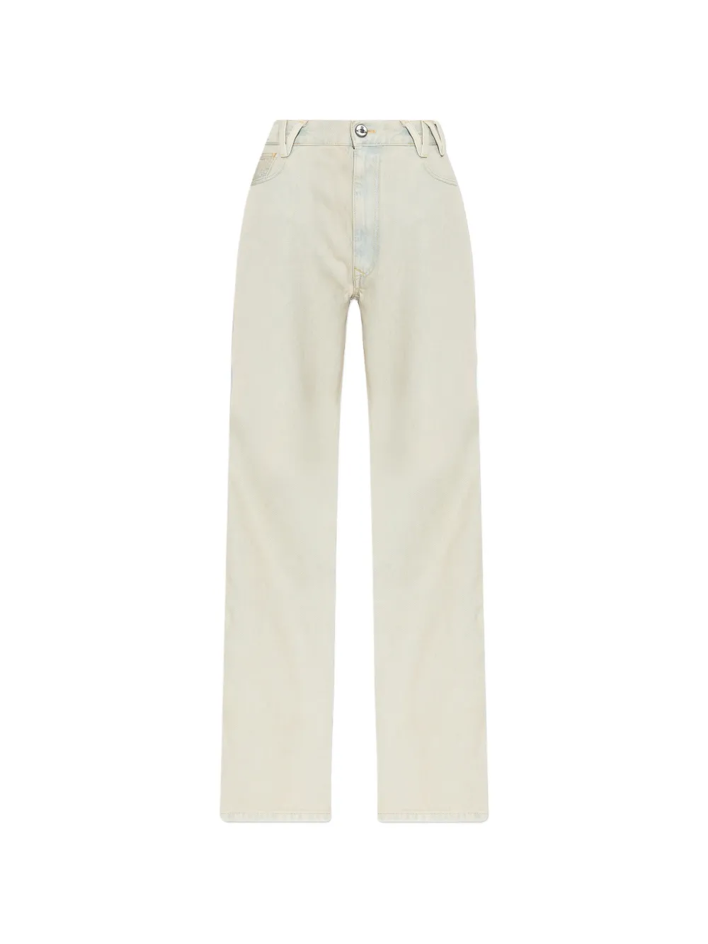 Vivienne Westwood faded-wash wide-leg jeans - Toni neutri