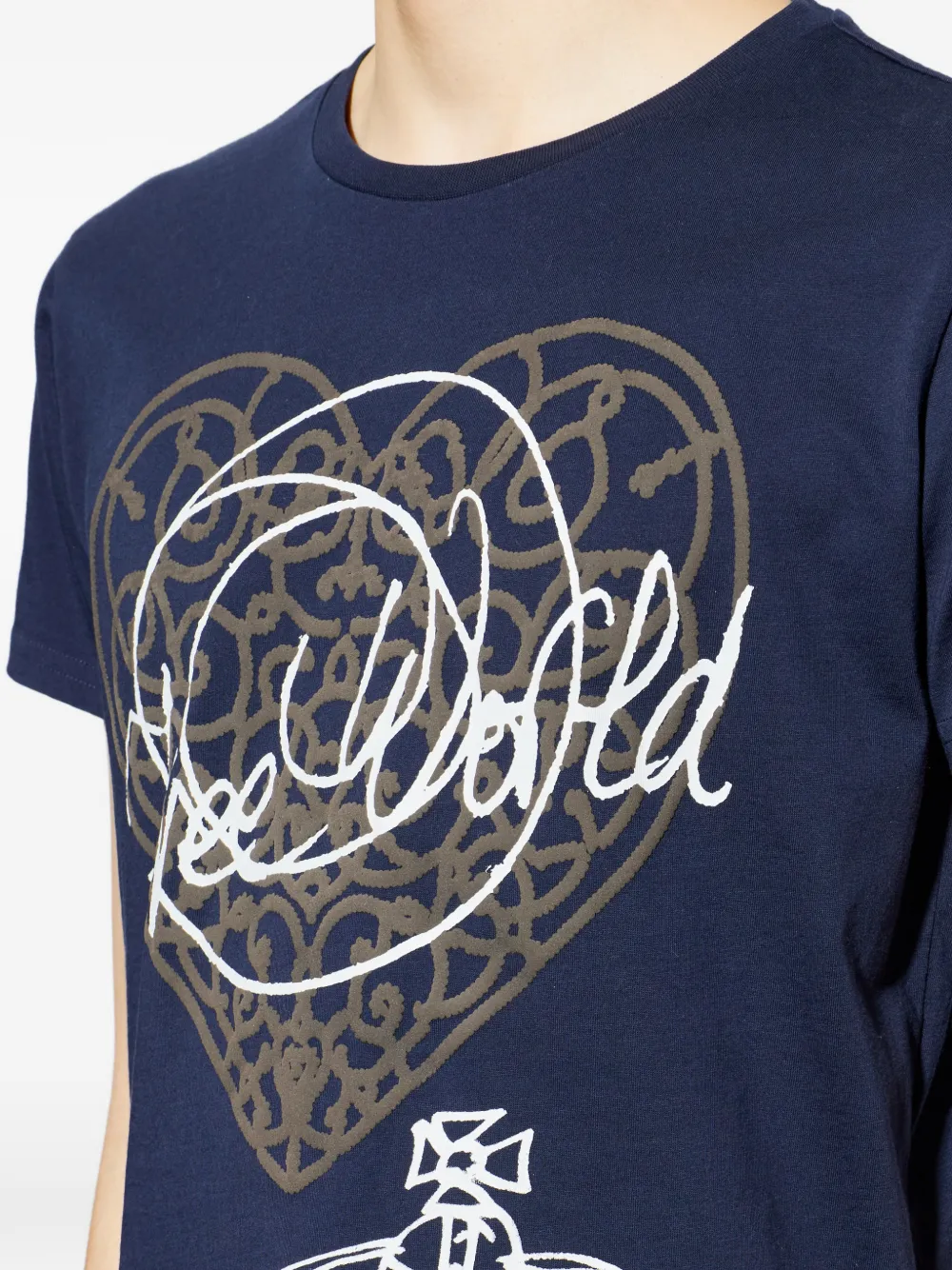 Vivienne Westwood T-shirt met print Blauw