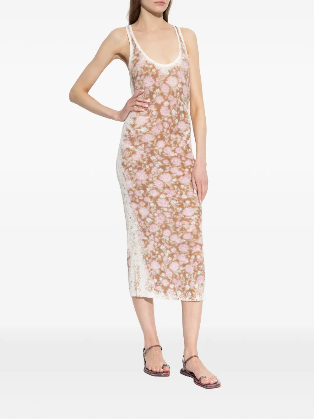 Diesel M-blom Floral Dress - Neutrals 