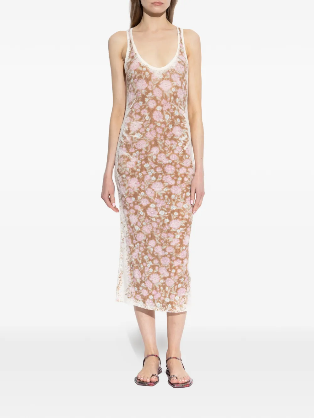  Diesel M-blom Floral Dress - Neutrals 