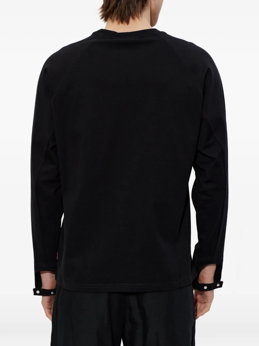 Diesel T-Kristian T-shirt met lange mouwen Zwart