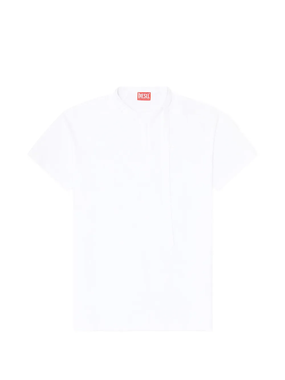Diesel T-Kauko tie-neck T-shirt - Bianco