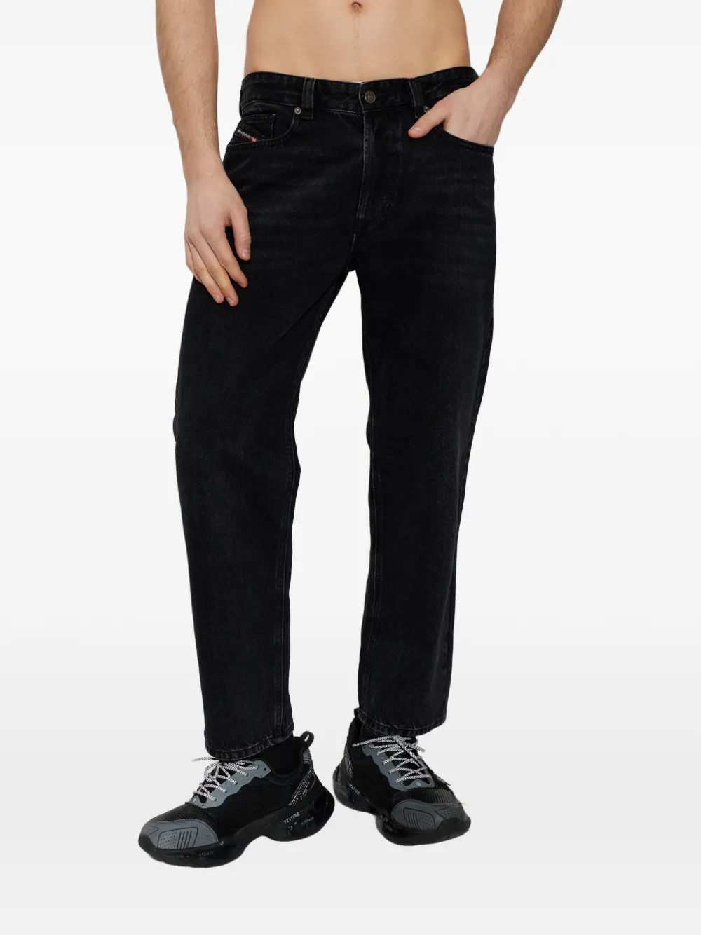  Diesel 2024 D-macs Logo Jeans - Black 