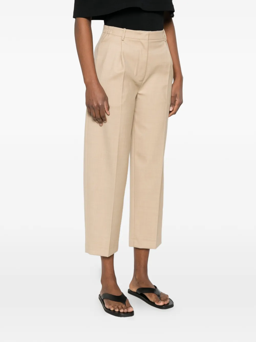  Liviana Conti Pleated Trousers - Neutrals 