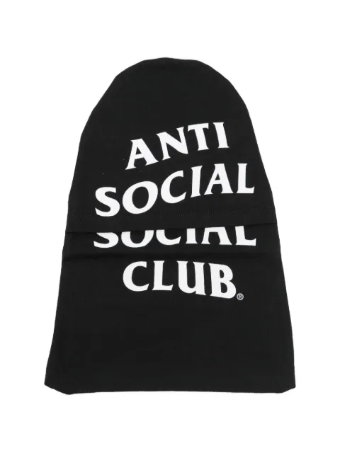 Anti Social Social Club logo-print balaclava