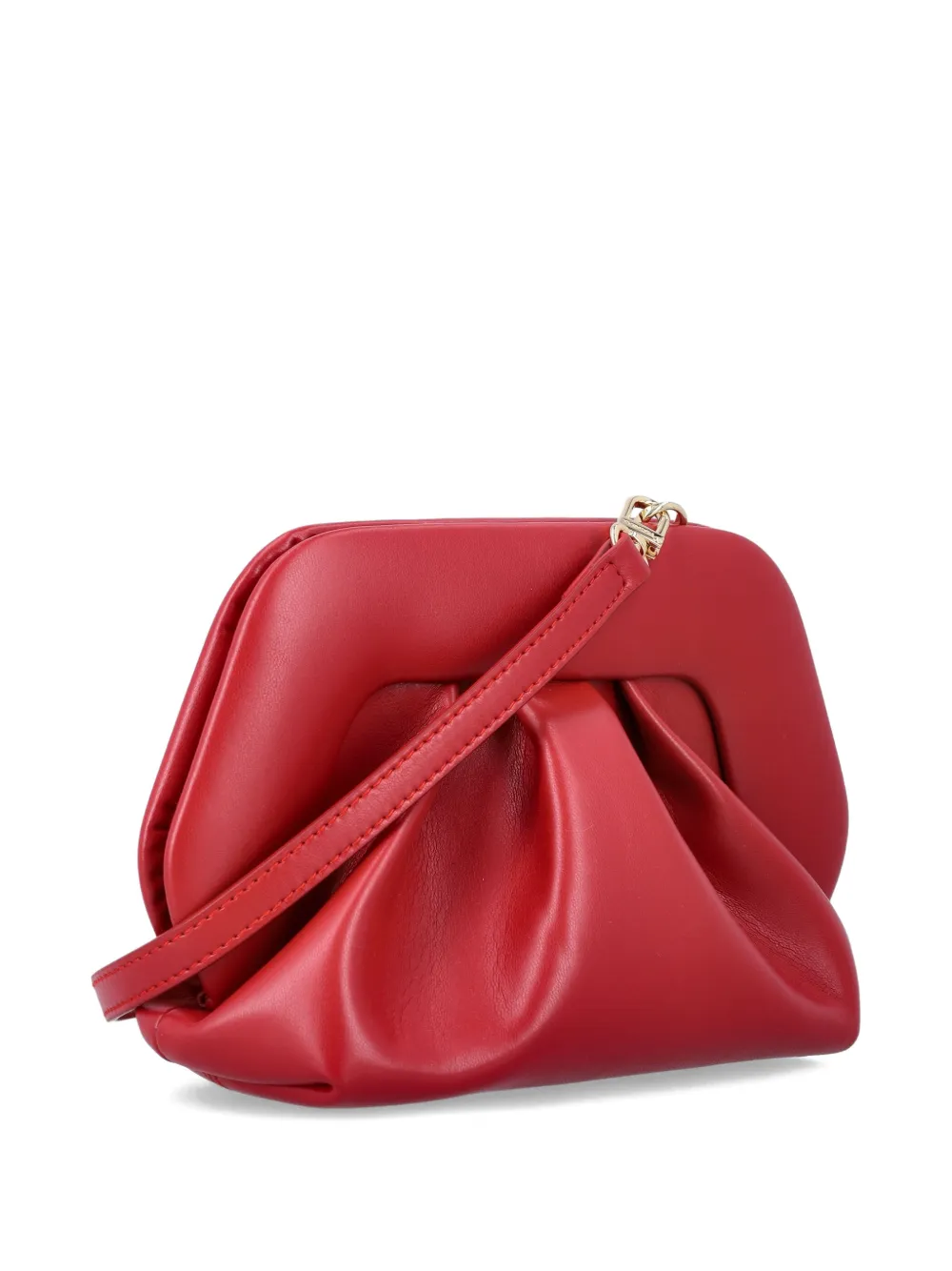 Themoirè Small Bios Clutch Bag - Red 