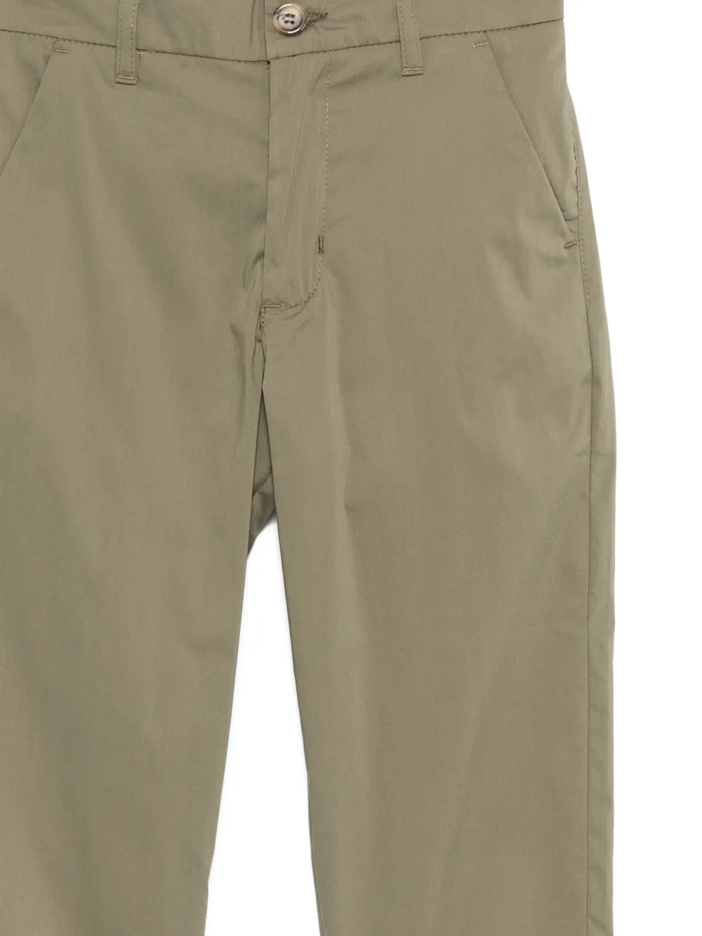  Paolo Pecora Kids Button Trousers - Green 