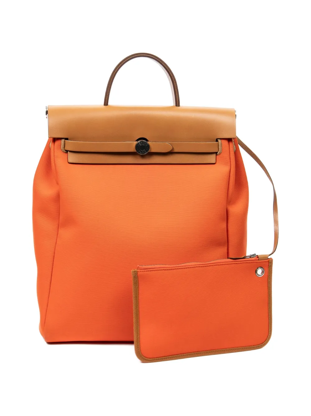 Hermès Pre-Owned PM Herbag A Dos backpack - Arancione